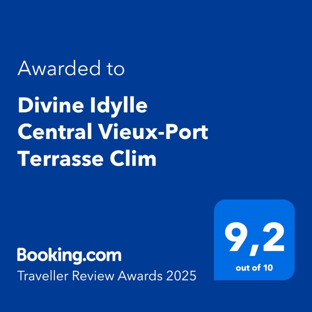 Divine Idylle Central Vieux-Port Terrasse Clim Marseille Exteriör bild